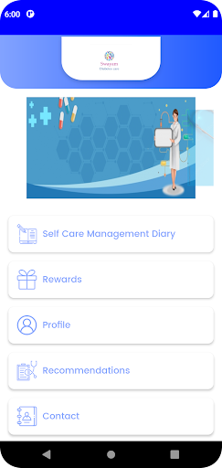 Android application SwayamDiabetesCare screenshort