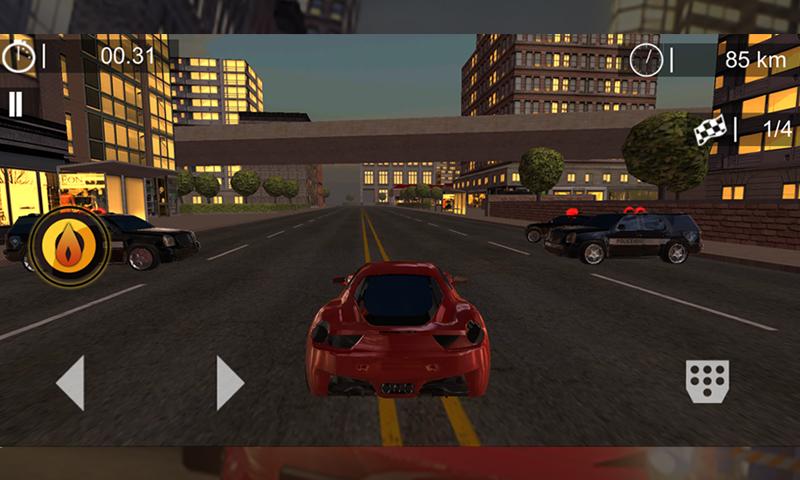 Android application Freeway Police Pursuit Racing screenshort