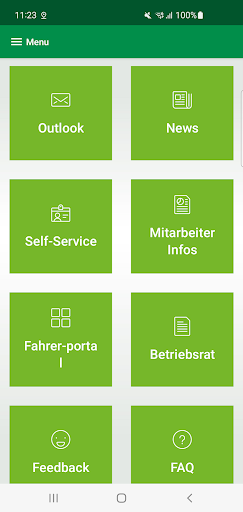 Android application MVB connect screenshort