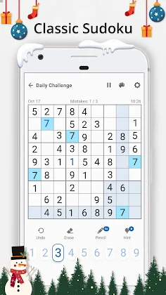 Sudoku Master - Brain Games - Screenshot 1