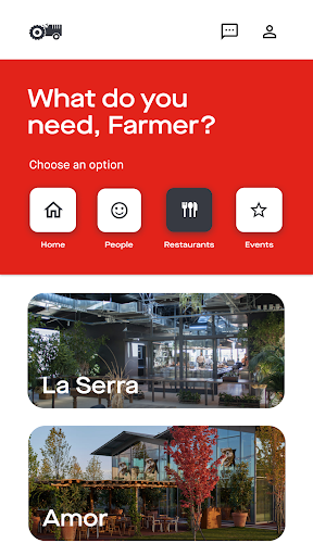 Android application H-FARM screenshort