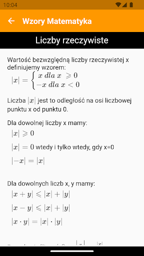 Wzory Matematyka Screen 3