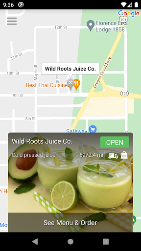 Wild Roots Juice Co Screen 2