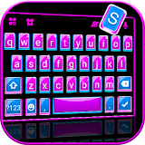 Pink Blue SMS Keyboard Theme icon