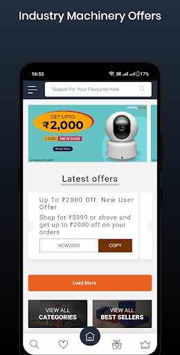 Android application Industry Machines Tools Offers screenshort