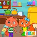 Herunterladen Animal Town - My Squirrel Home for Kids & Installieren Sie Neueste APK Downloader
