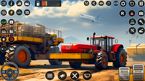Real Tractor Driving Games 3Dのおすすめ画像4