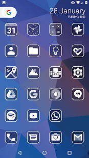 Monoic SQ Icon Pack: White, Monotone, Minimalistic 1.9.2 screenshots 6