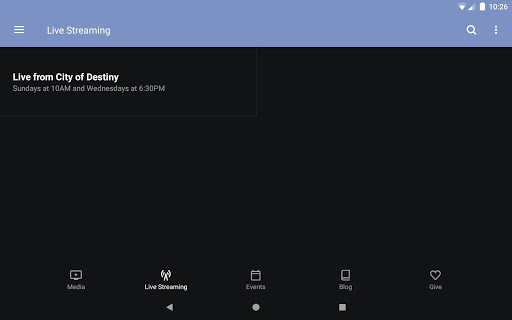 Screenshot of Paula White Ministries Media
