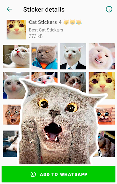 Cat Stickers for WhatsAppのおすすめ画像4