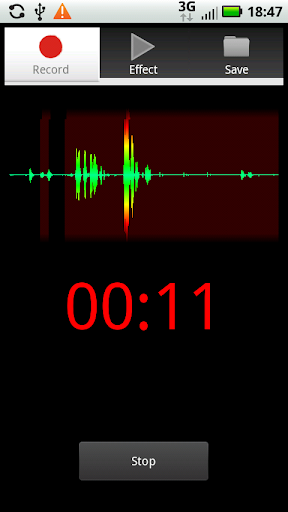 Android application Voice Processor screenshort