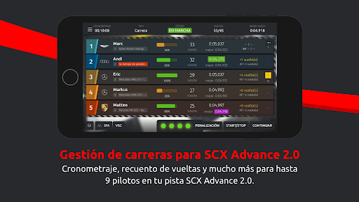 Vista previa de la aplicación