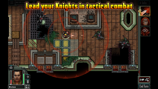 Schermata del gioco di ruolo Templar Battleforce