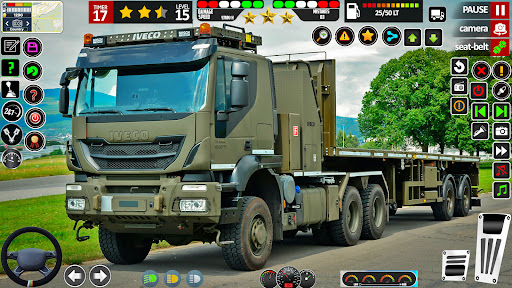 Android application US Army Truck Military Game 3D screenshort