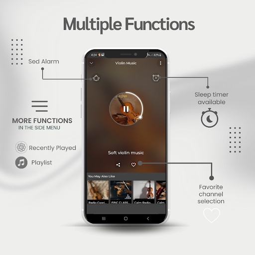 Screenshot of Violin Music app