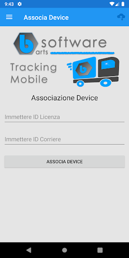 Android application BTrackingMobile screenshort
