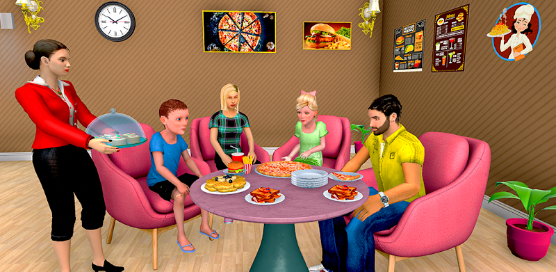 Virtual Waitress Simulator: Hotel Manager Job 3D