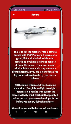 Android application drone eachine e58 guide screenshort