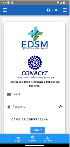 Android application Expediente EDSM screenshort
