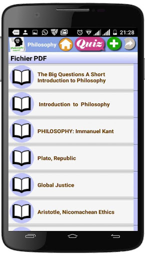 Philosophy Courses Screen 3