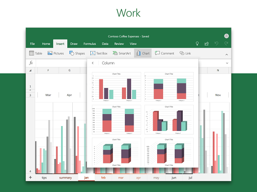 Microsoft Excel: View, Edit, & Create Spreadsheets 16.0.13628.20214 Screenshots 8