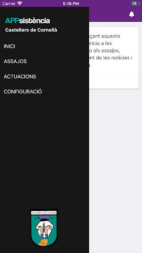 Android application Castellers de Cornellà screenshort