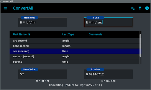 ConvertAll Screen 2