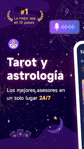 Android application Salvia - Tarot & Videncia screenshort