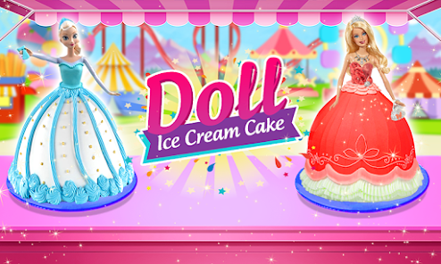 Doll Ice Cream Cake Baking  screenshots 1