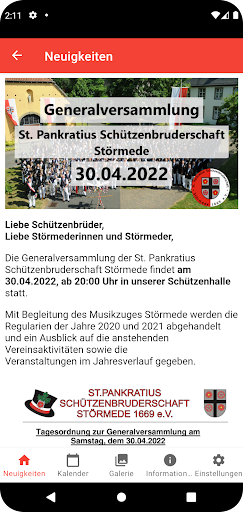 St. Pankratius Störmede Info Screen 2