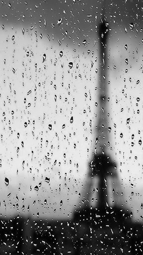 Android application rainy paris live wallpaper screenshort