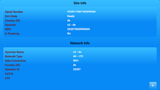 Sim - Phone Details Screenshot