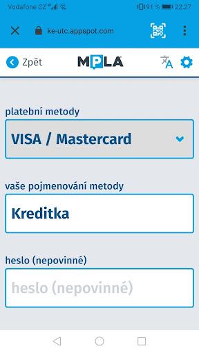 Kolín parkování Screen 3
