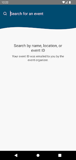 USAP Event App Screen 3
