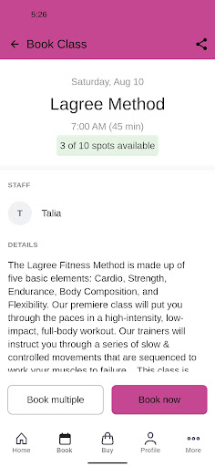 Tone Fitness Studio Screen 3
