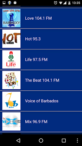 Radio Barbados Screen 2