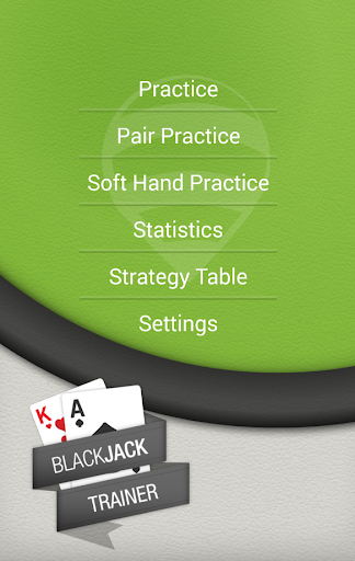 BlackJack Trainer 21 Strategy Screen 2