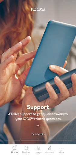 IQOS app: Device companion Screen 2