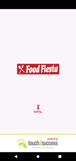 Android application Food Fiesta screenshort