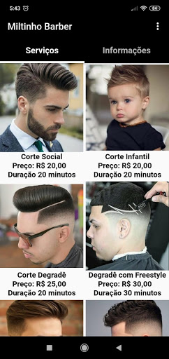 Barbearia Miltinho Screen 2