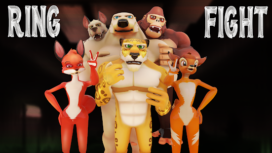 Wild Animal Family: Animal Ring Fighting Simulator 0.7 APK screenshots 8