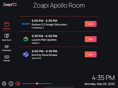 Zoapi Room Controller