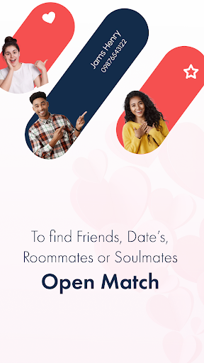 Android application OpenMatch:Roomie.Date.Friends. screenshort