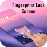 Fingerprint lock screen icon