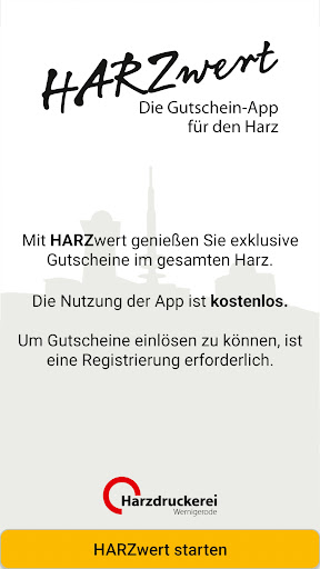 Android application HARZwert screenshort