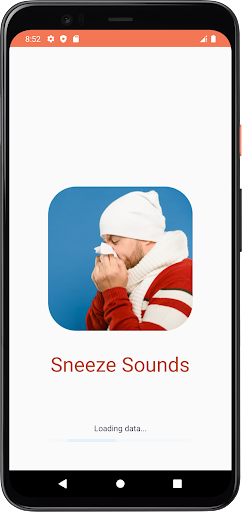Android application Sneeze Sounds screenshort