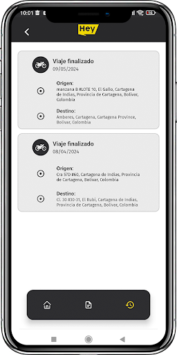 Hey Moto - Driver Screen 3