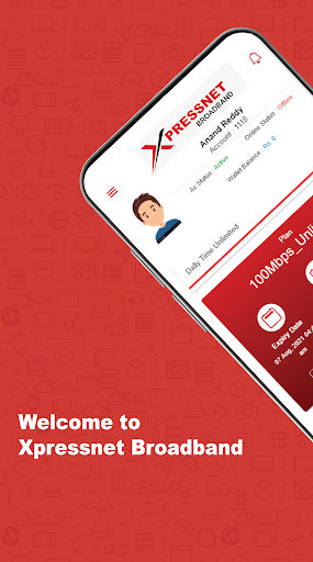 Android application Xpressnet Broadband screenshort