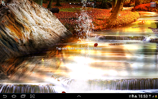 screenshot of Forest 3D Waterfall Wallpaper