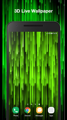 Android application Neon Rain Live Wallpaper screenshort